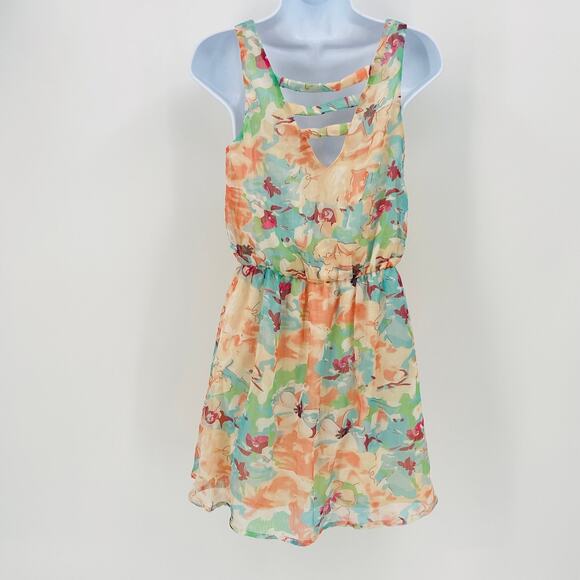 Therapy Floral Sleeveless Dress - Picture 3 of 6